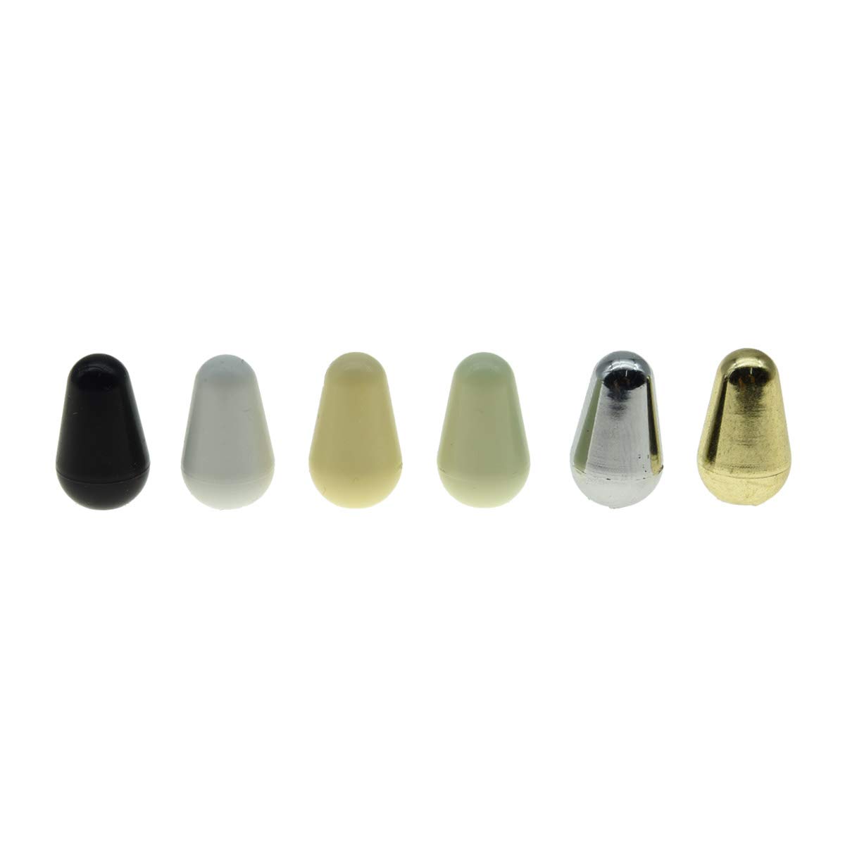 Dopro 2-Pack Guitar 5-Way Pickup Switch Tip Cap Knob for Fender Stratocaster Telecaster - White Replacement Parts | Perfect for DIY Guitar Repair & Customization