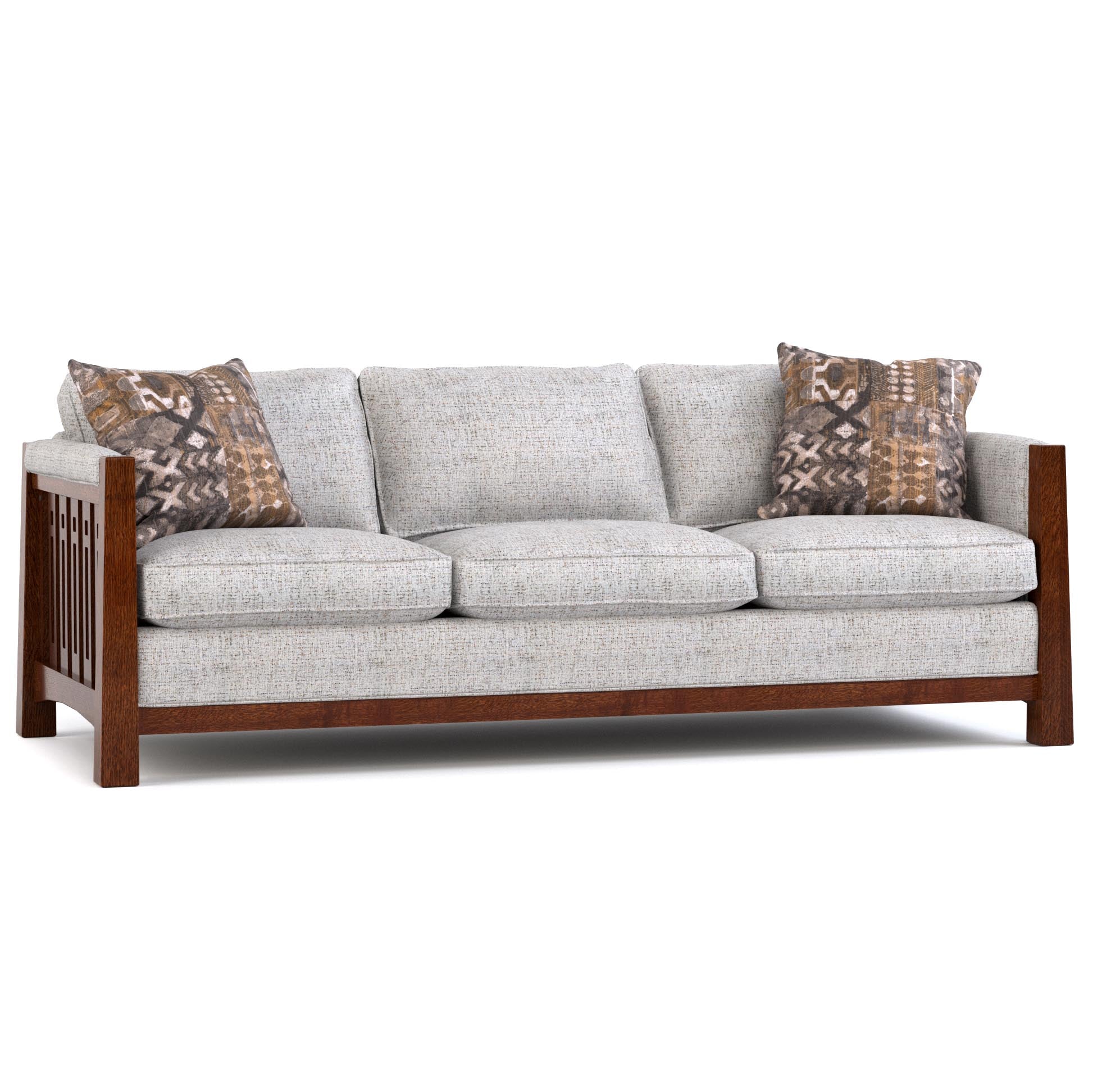 Highlands Sofa - Modern Comfortable Couch for Living Room, Bedroom & Office - Premium Fabric Upholstered Sectional Sofa with Sturdy Frame - Perfect for Relaxing, Entertaining & Small Spaces