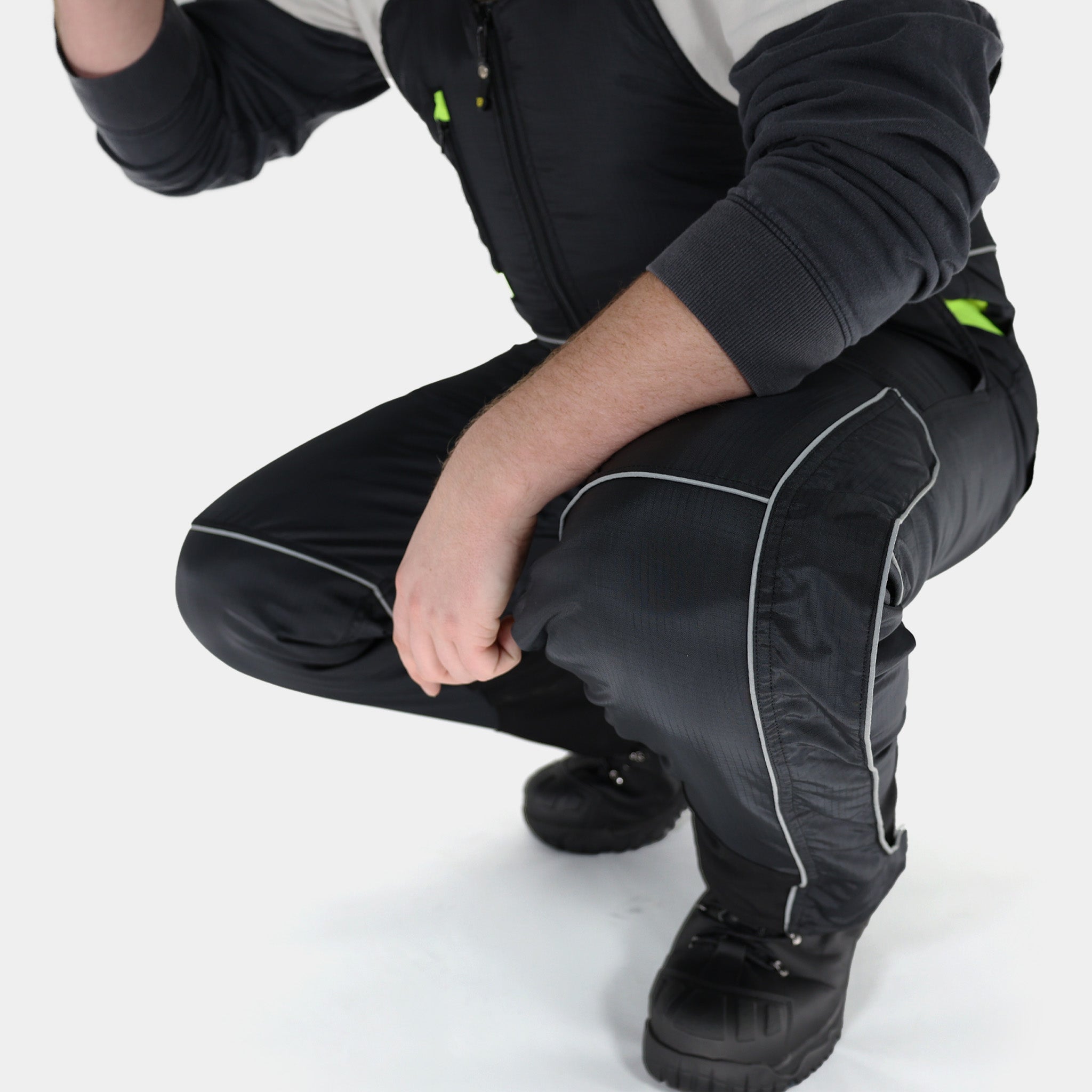 Reflex Bib Overalls - Durable Work Overalls for Men & Women - Comfortable & Adjustable for Construction, Farming & Outdoor Work