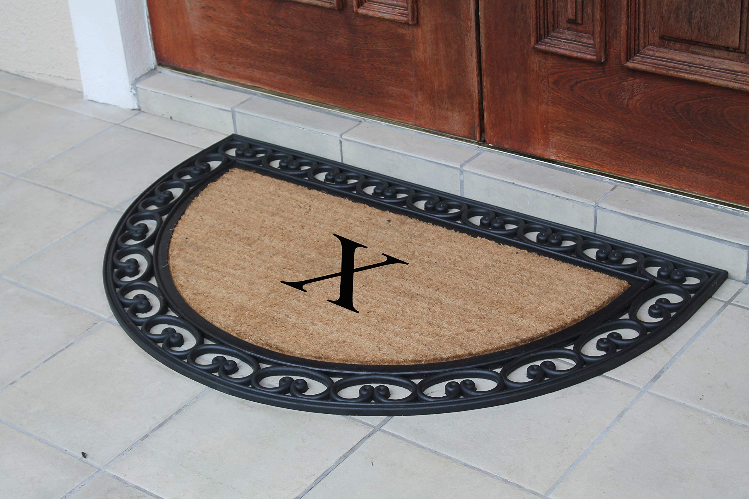 Premium Natural Coir Monogrammed Door Mat 30