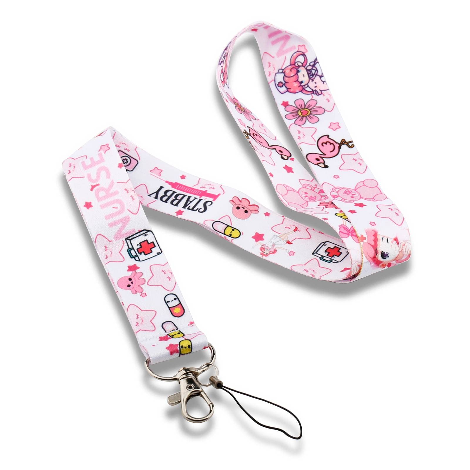 Medical Lanyard Keychain for Doctors & Nurses - Hospital ID Badge Holder with Custom Print - Perfect RN Nursing School Gift & Healthcare Worker Accessory (Great for Hospitals, Clinics & Medical Conferences)
