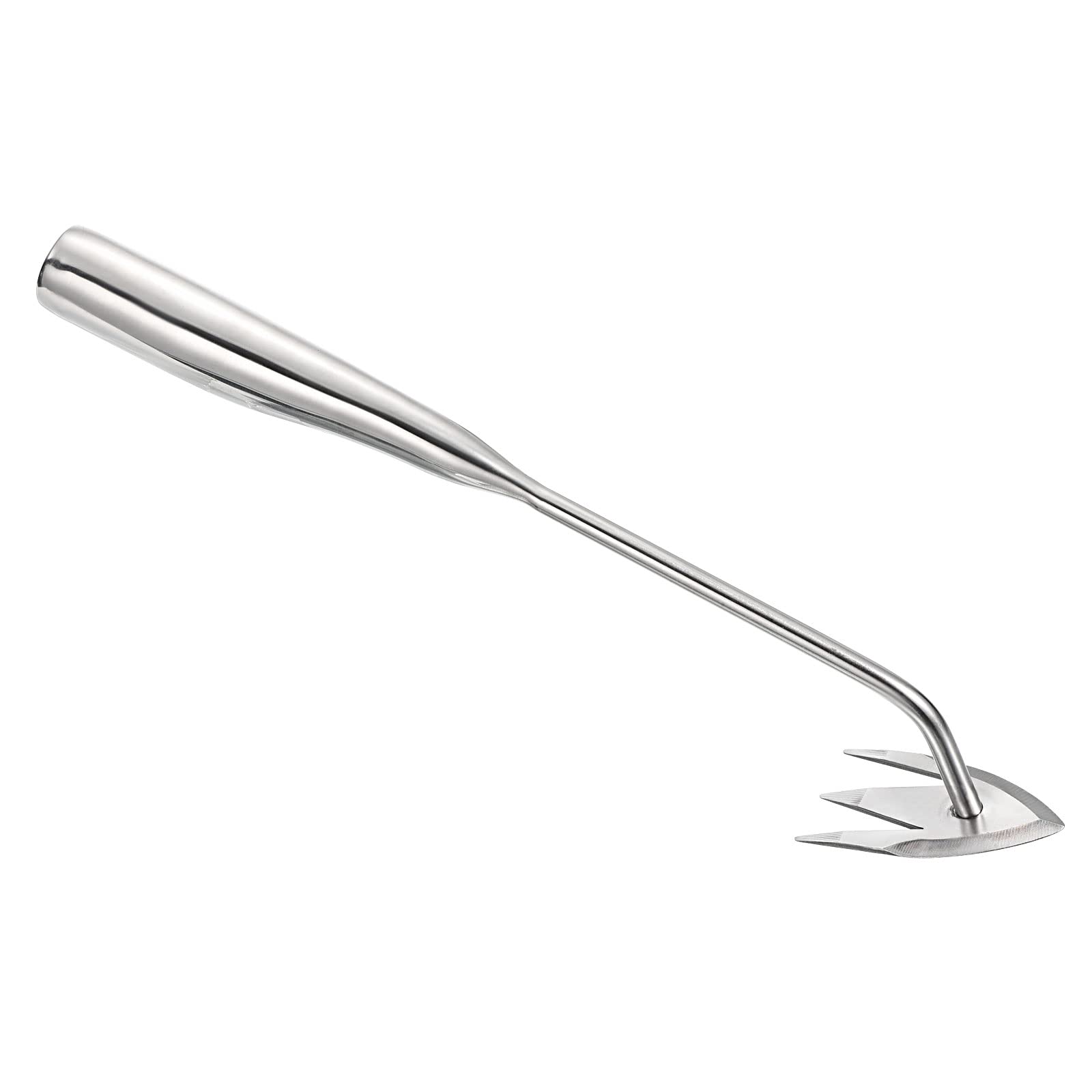 PATIKIL 14 Inch Stainless Steel Succulent Planting Tool - Mini Garden Hand Rake for Soil Pressing & Plant Care | Perfect for Indoor Herb Gardens, Succulent Arrangements & Small Space Gardening