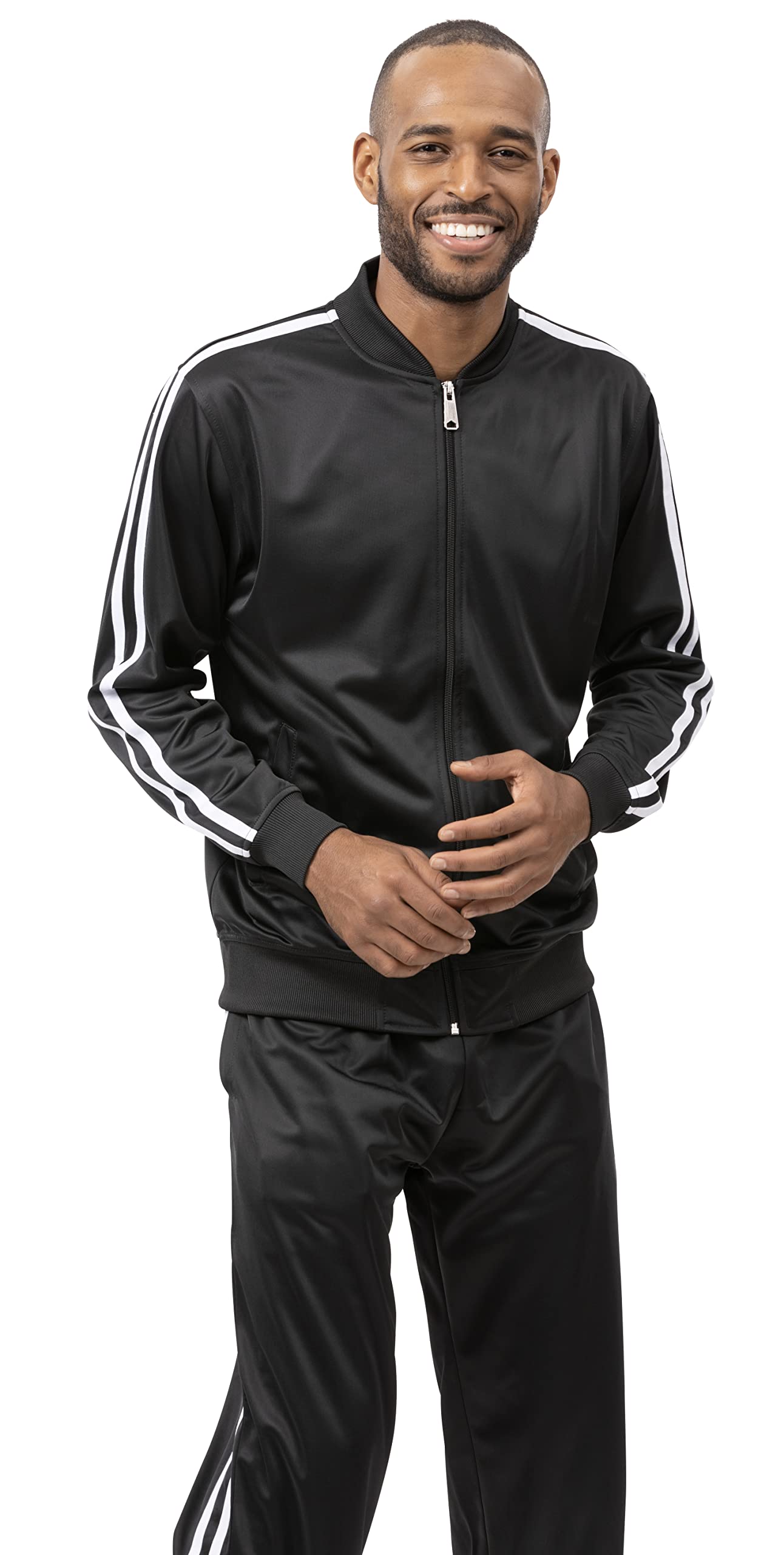 MONTIQUE Men's 2 Piece Track Suit Set - Comfortable Jogging Sweatpants & Hoodie Outfit for Running, Gym, Lounge & Casual Wear