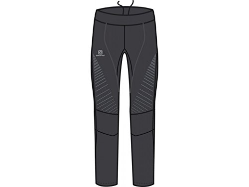 Salomon Men's Endurance Running Tights - High-Performance Compression Pants for Marathon, Gym & Outdoor Workouts