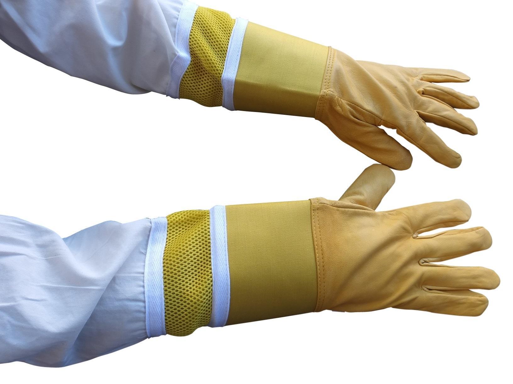 Premium OZ APIARIST Beekeeping Suit with Round Brim Hat & Gloves - Full Body Protection Beekeeping Gear for Professionals & Beginners - Ideal for Hive Inspection, Honey Harvesting & Beekeeping Activities