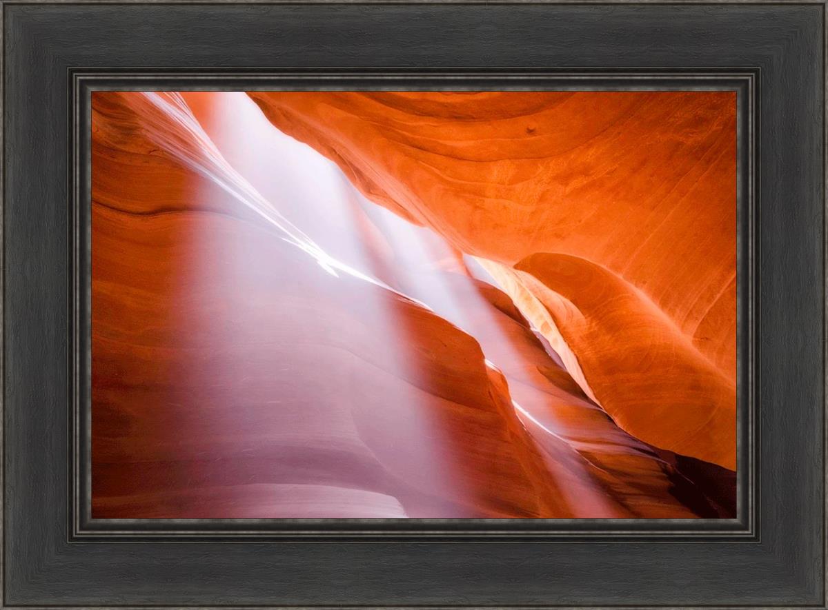 Stunning Antelope Canyon Light Shafts Photography - Natural Sunbeams in Slot Canyon - Perfect for Wall Art, Travel Inspiration & Desert Landscape Decor