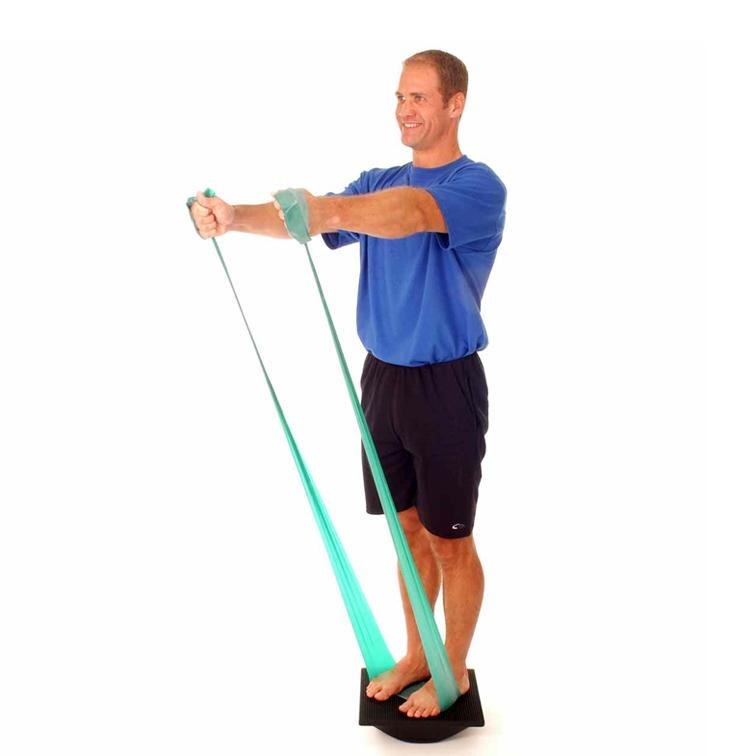 TheraBand Balance Board for Stability & Strength Training - Improve Balance, Core & Ankle Strength - Perfect for Physical Therapy, Yoga & Home Workouts