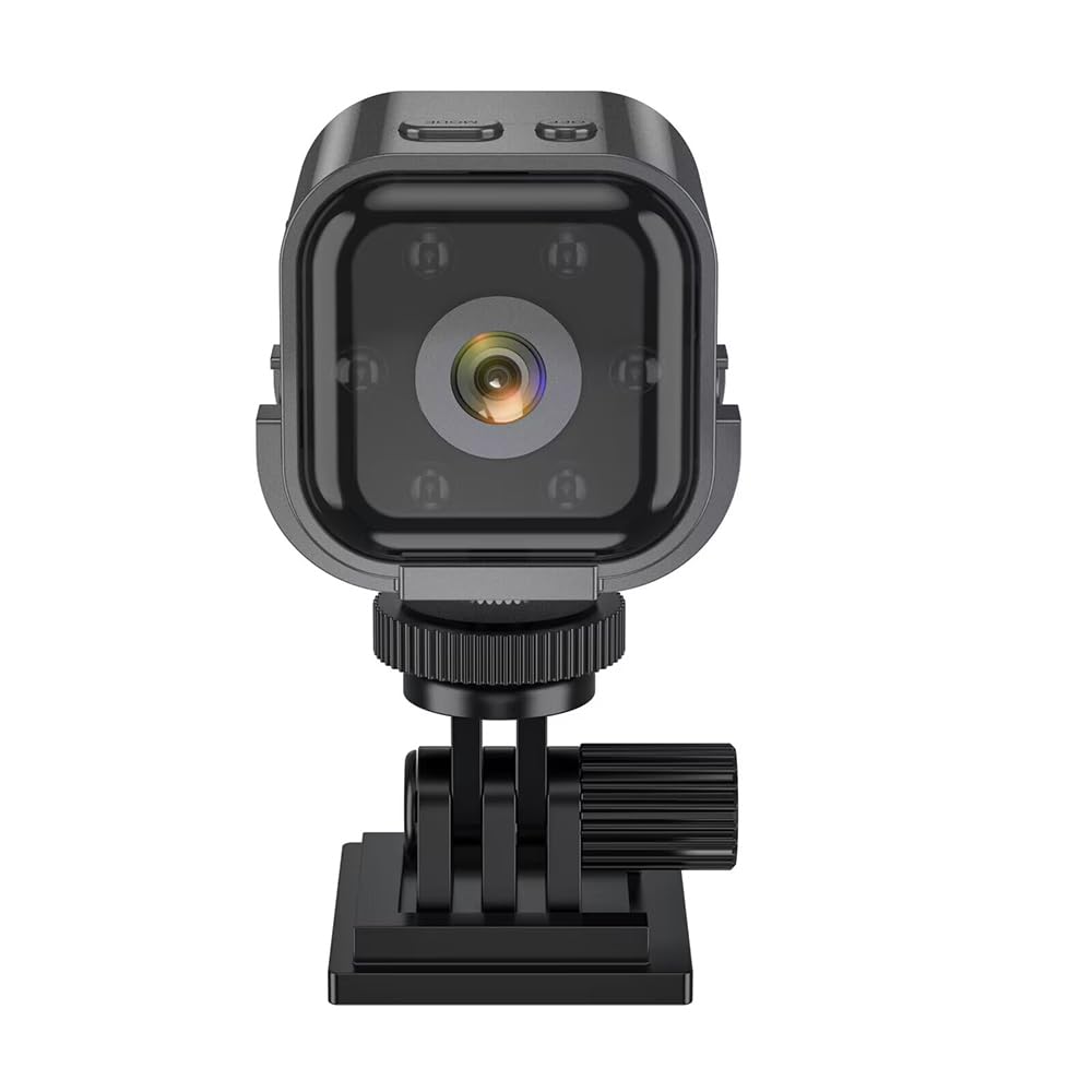 Andoer 1080P Smart WiFi Security Camera with Two-Way Audio, Night Vision & Motion Detection - Wireless Indoor Camera for Home, Baby Monitor & Pet Camera (Built-in Battery) - Perfect for Home Security, Office Monitoring & Smart Home Automation