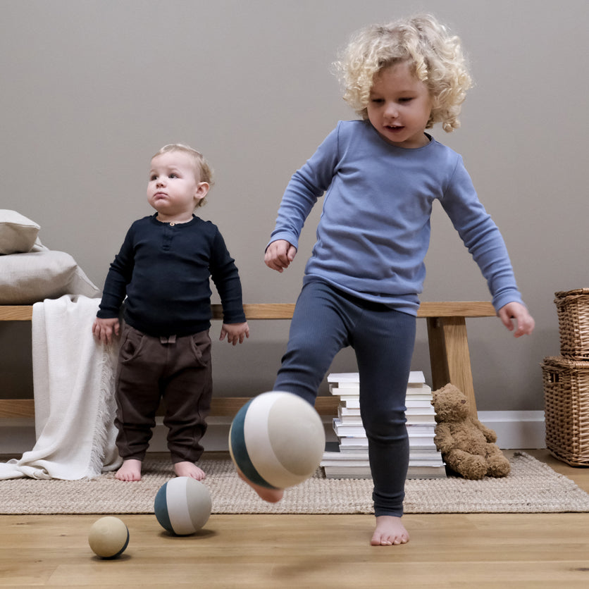 bObles Foam Ball Set Ocean - Soft & Safe Foam Balls for Kids Indoor/Outdoor Play, Sensory Toys for Toddlers - Perfect for Playrooms, Daycares & Beach Fun