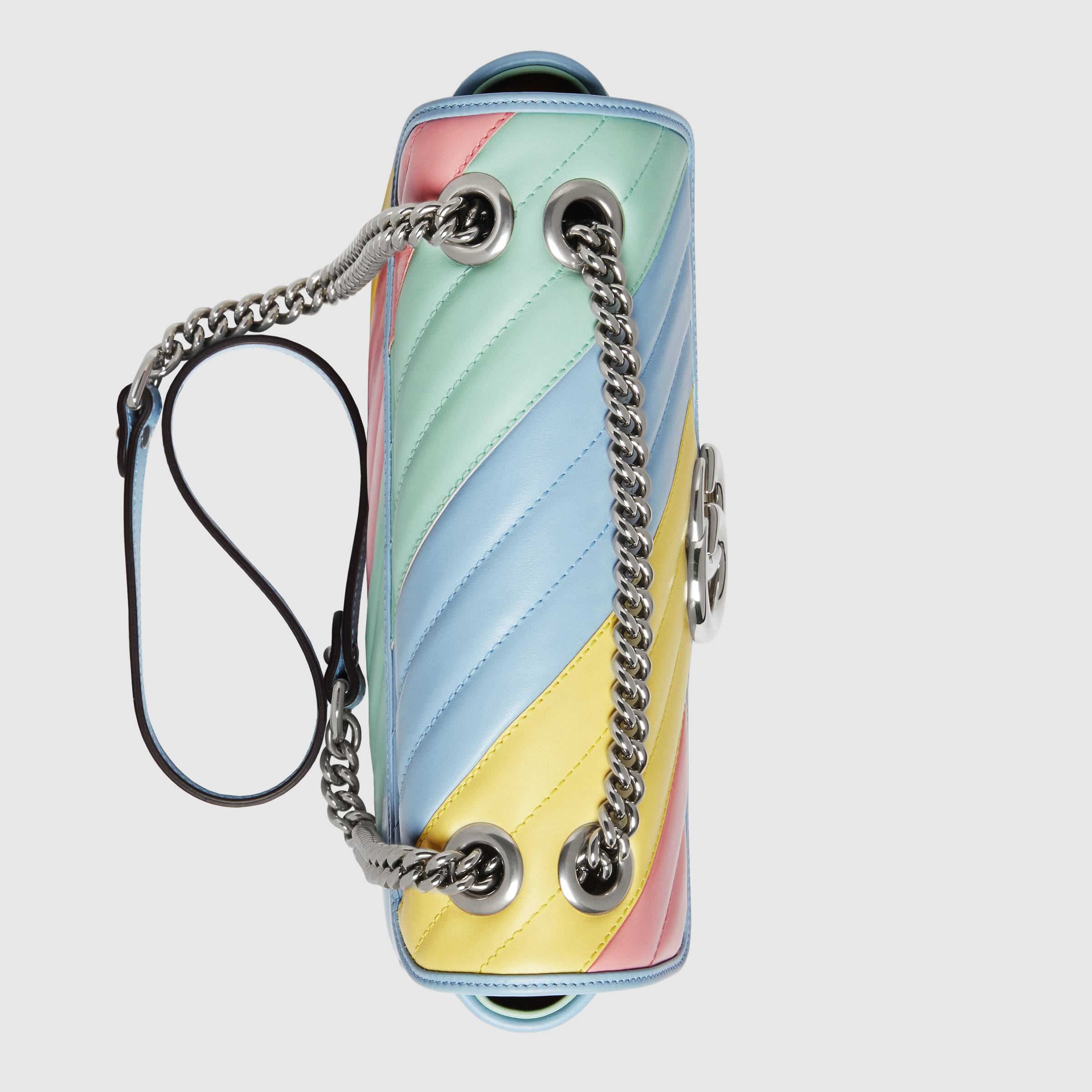 Gucci GG Marmont Small Shoulder Bag in Multicolored Pastel - Luxury Crossbody Purse for Women, Perfect for Date Night & Special Occasions