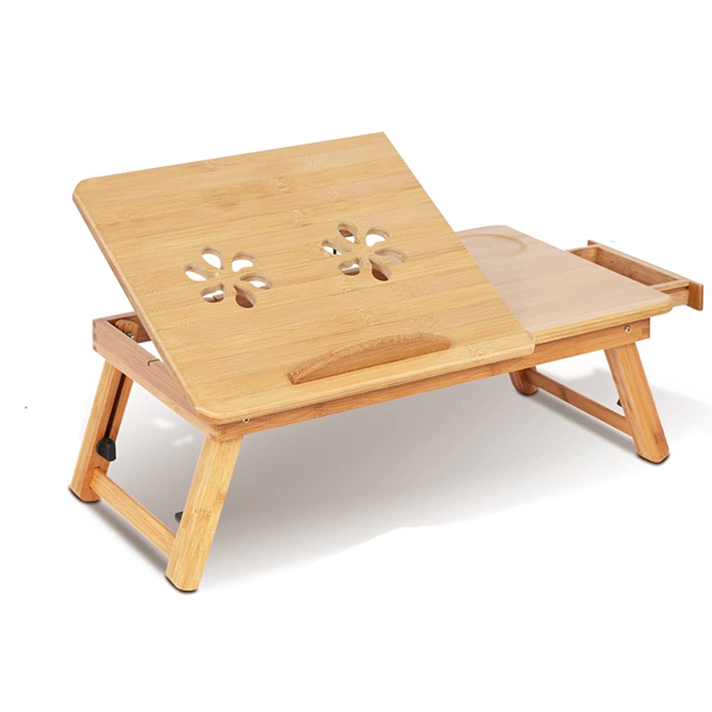 Adjustable Laptop Desk Stand - Portable Computer Table with Shelf for Dorm Bed, Reading Tray & Workspace Organizer | Perfect for Small Spaces, Home Office & Student Study (Style B)