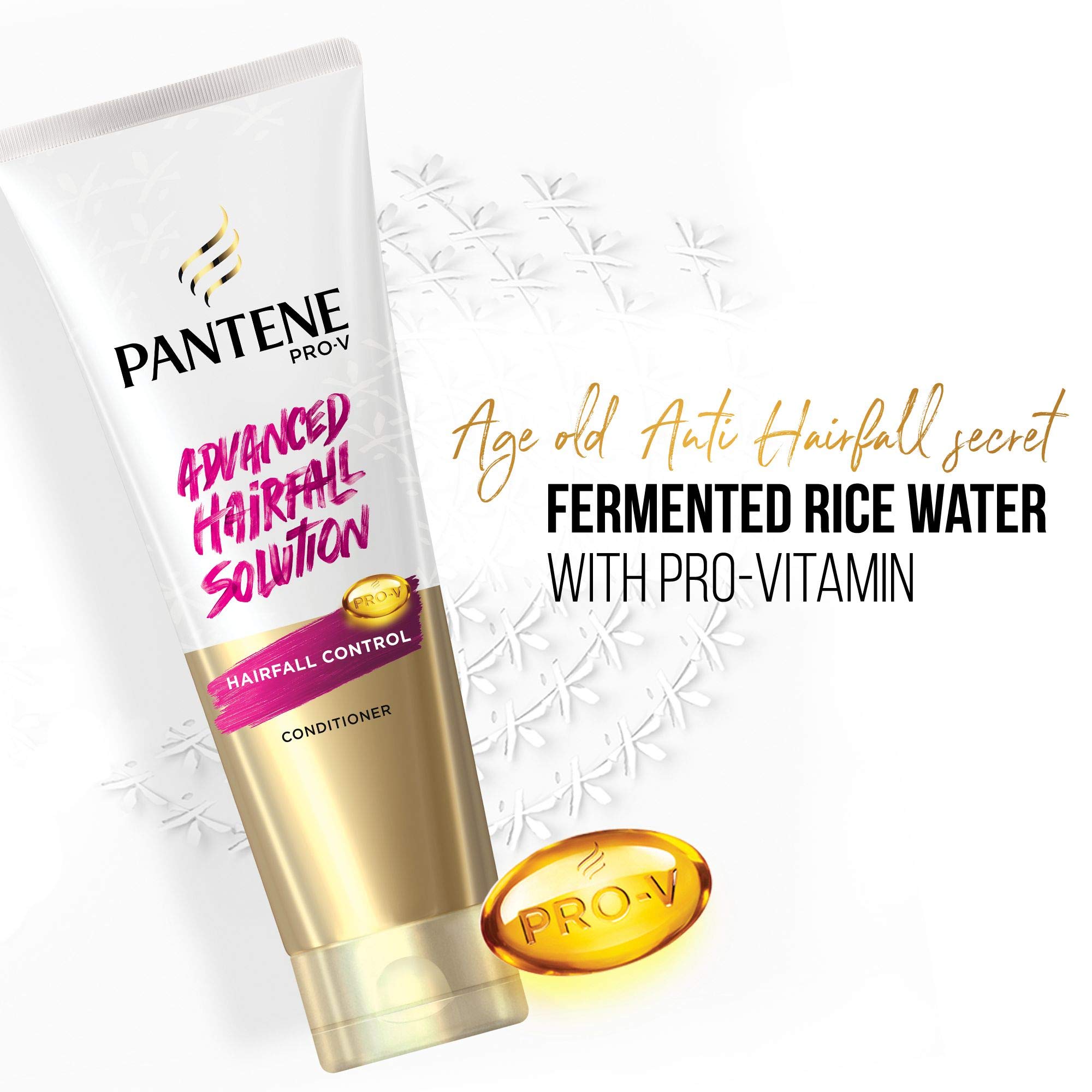 Pantene Advanced Unscented Hair Fall Solution Anti Hair Fall Conditioner 100ml - 1 Count - Gentle Hair Loss Treatment for Men & Women - Perfect for Daily Use & Sensitive Scalp Care
