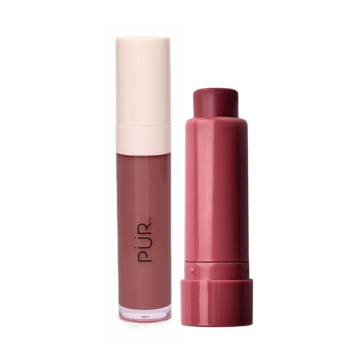 Glossy Lip Tint & Silky Tint Duo - Long Lasting Hydrating Lip Stain Set for Daily Wear, Date Night & Special Occasions
