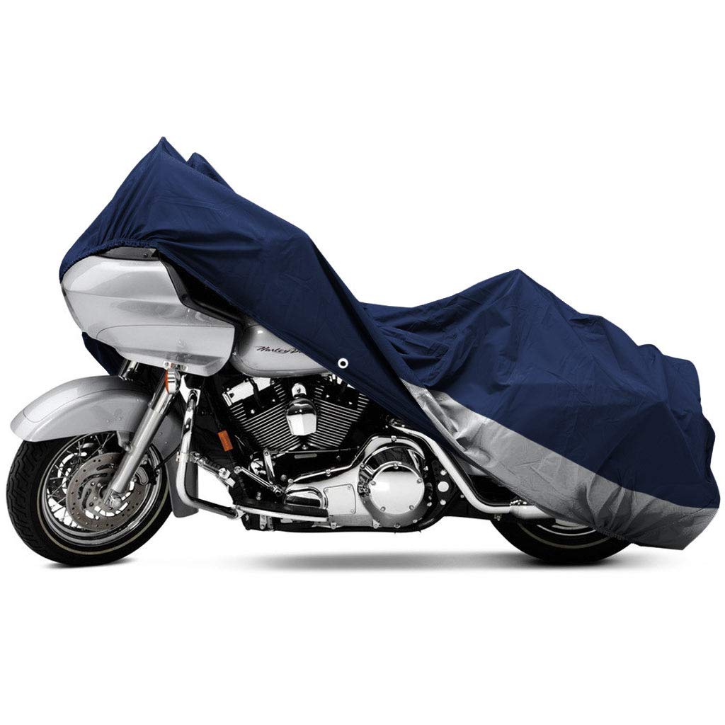 Waterproof Motorcycle Cover for Kawasaki Vulcan Classic Ltd 2000 - Heavy Duty Bike Dust & Travel Storage Protection - Ideal for Outdoor Parking, Garage Storage & Long Road Trips