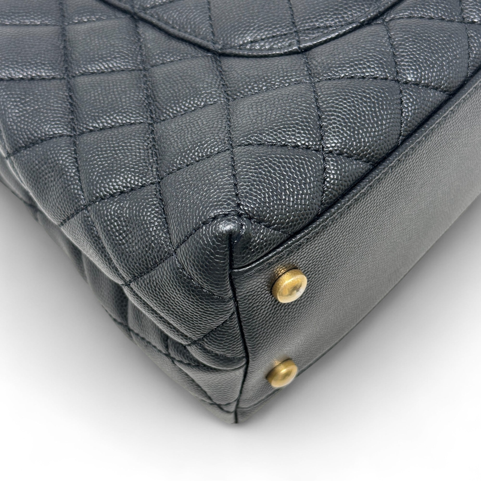 Chanel Black Medium Coco Handle Bag - Luxury Designer Handbag for Women | Perfect for Work, Evening Events & Everyday Use