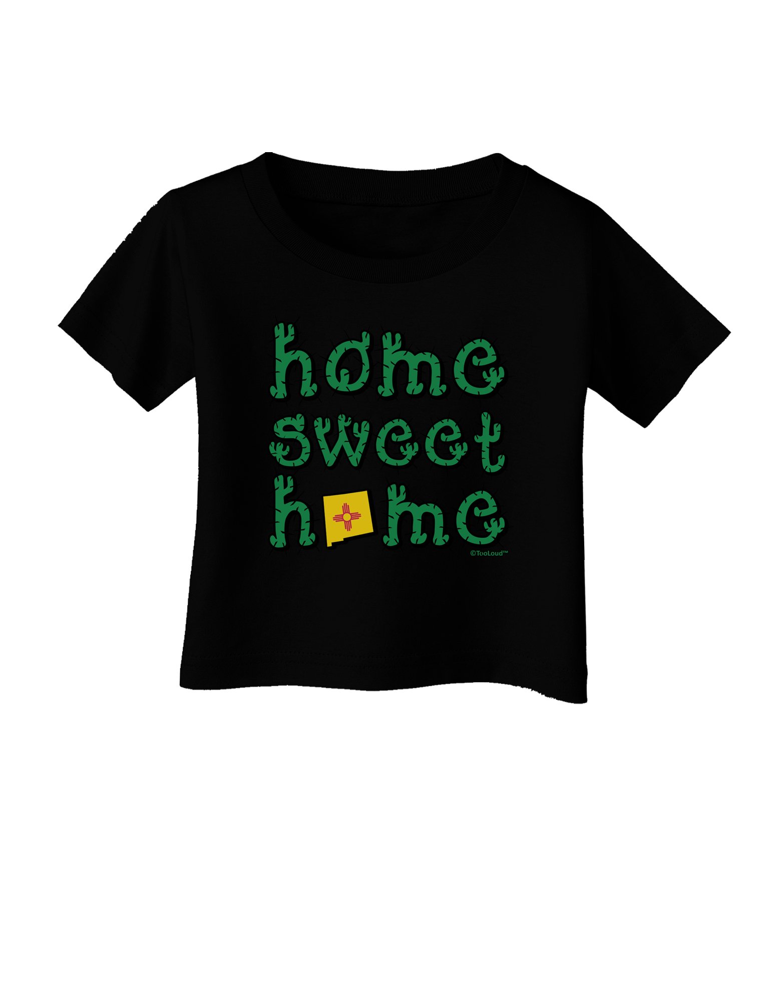 TOOLOUD New Mexico Cactus & State Flag Baby Onesie - Soft Cotton Infant Bodysuit for Boys & Girls - Perfect for State Pride, Family Photos & Southwest Nursery Decor