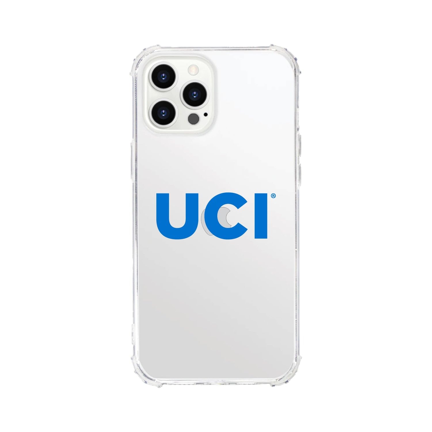 OTM Essentials Durable Phone Case for iPhone 13 - Shockproof Tough Edge Protection - University of California-Irvine UCI Alumni Gift - Classic White Design | Perfect for College Students & Campus Life