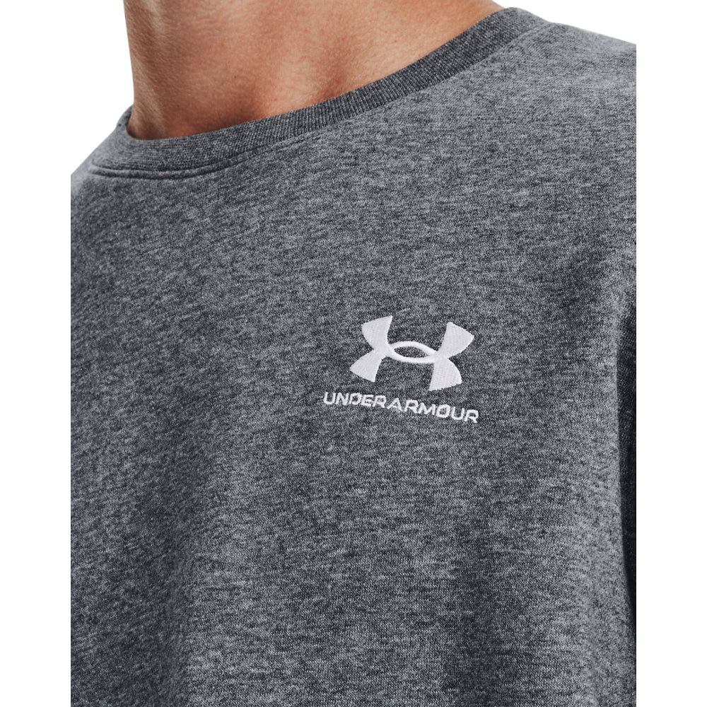 Men's Under Armour Icon Fleece Crew Sweatshirt - Soft & Breathable Cotton Blend for Casual Wear, Gym & Outdoor Activities