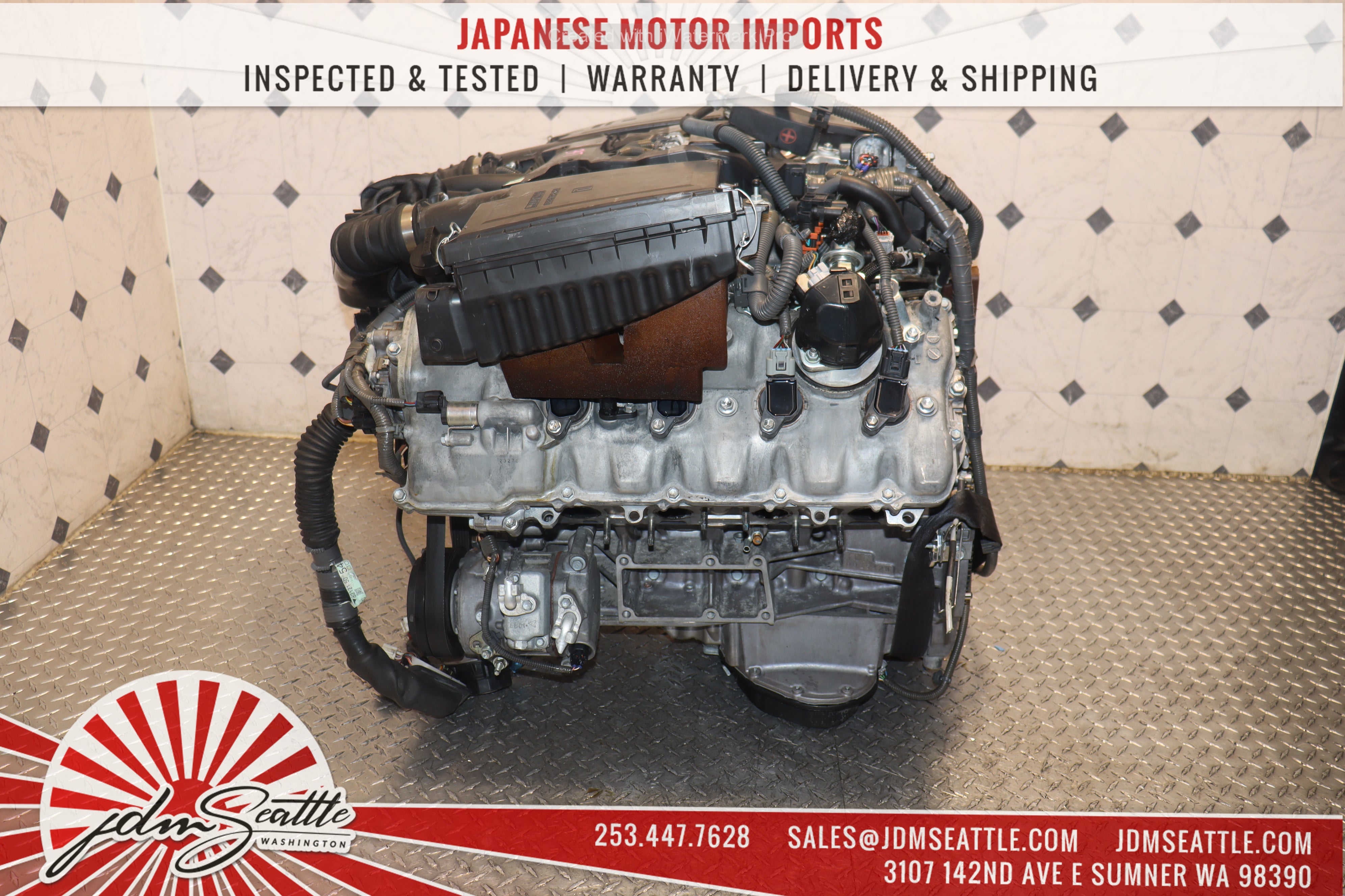 2006-2017 Lexus LS460 & 2008-2011 GS460 JDM 1UR-FSE Engine - High Performance V8 Replacement for Luxury Sedans - Perfect for Engine Swap & Restoration Projects