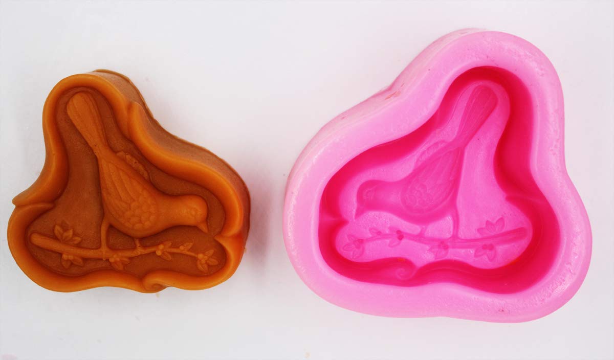 Longzang Bird Silicone Soap Molds for DIY Handmade Crafts - Perfect for Bath Bombs, Candle Making & Home Decor Gifts