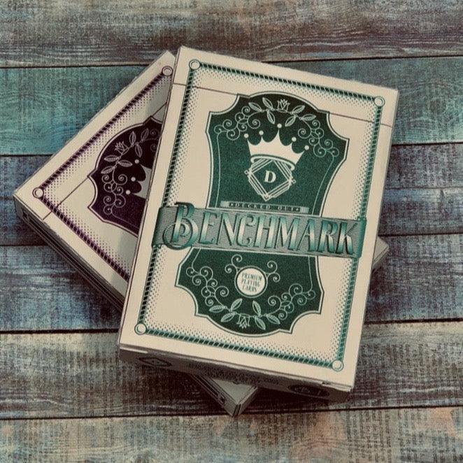 Premium Benchmark Playing Cards - Teal Blue Deck for Poker, Magic Tricks & Card Games | Ideal for Casino Nights, Family Gatherings & Professional Performances