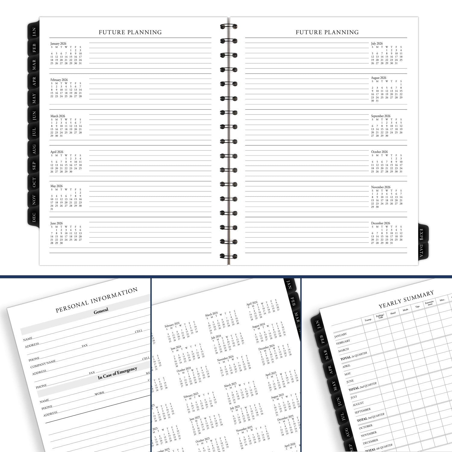 AT-A-GLANCE Executive 2025 Planner Refill - Weekly & Monthly Appointment Book for 70-545, 6.5