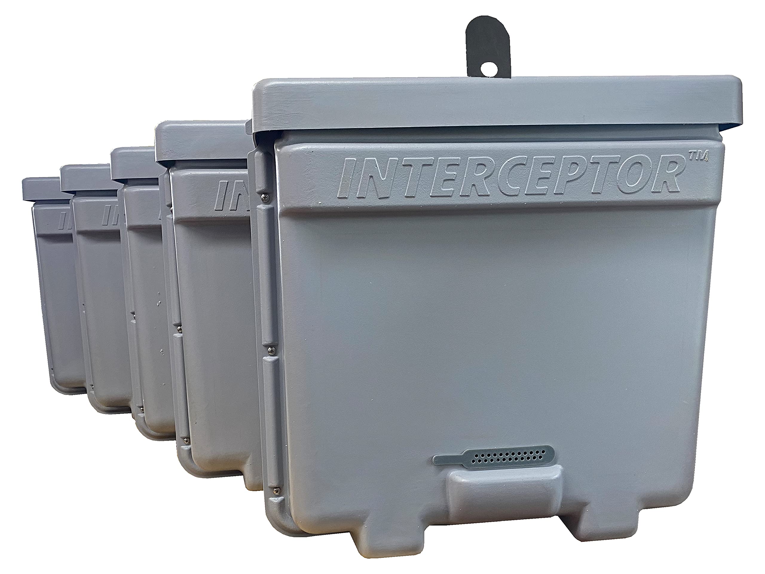 Interceptor Pro Honey Bee Swarm Trap - 5 Pack Unassembled with Tree Straps & Nails - No Frames Included - Effective Beekeeping Solution for Garden, Farm & Backyard Beekeepers