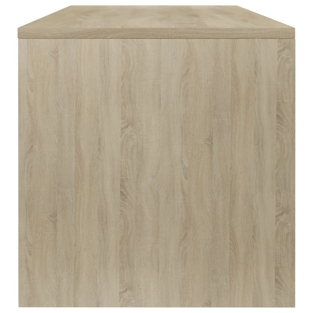 Modern Small Coffee Table with Shelf - 39.4