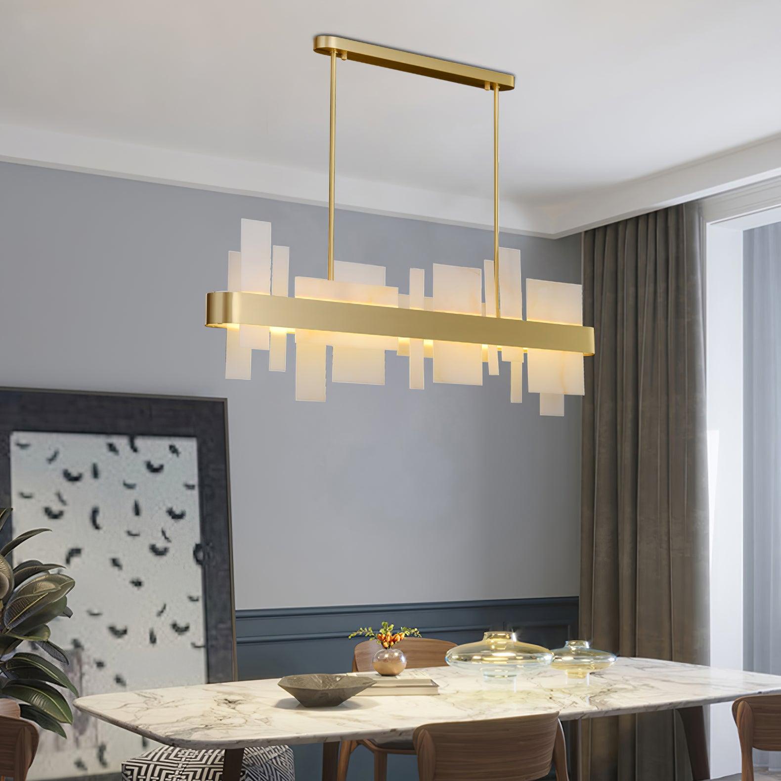 Amelie Crystal Chandelier - Elegant Modern Ceiling Light Fixture for Dining Room, Living Room & Bedroom Decor