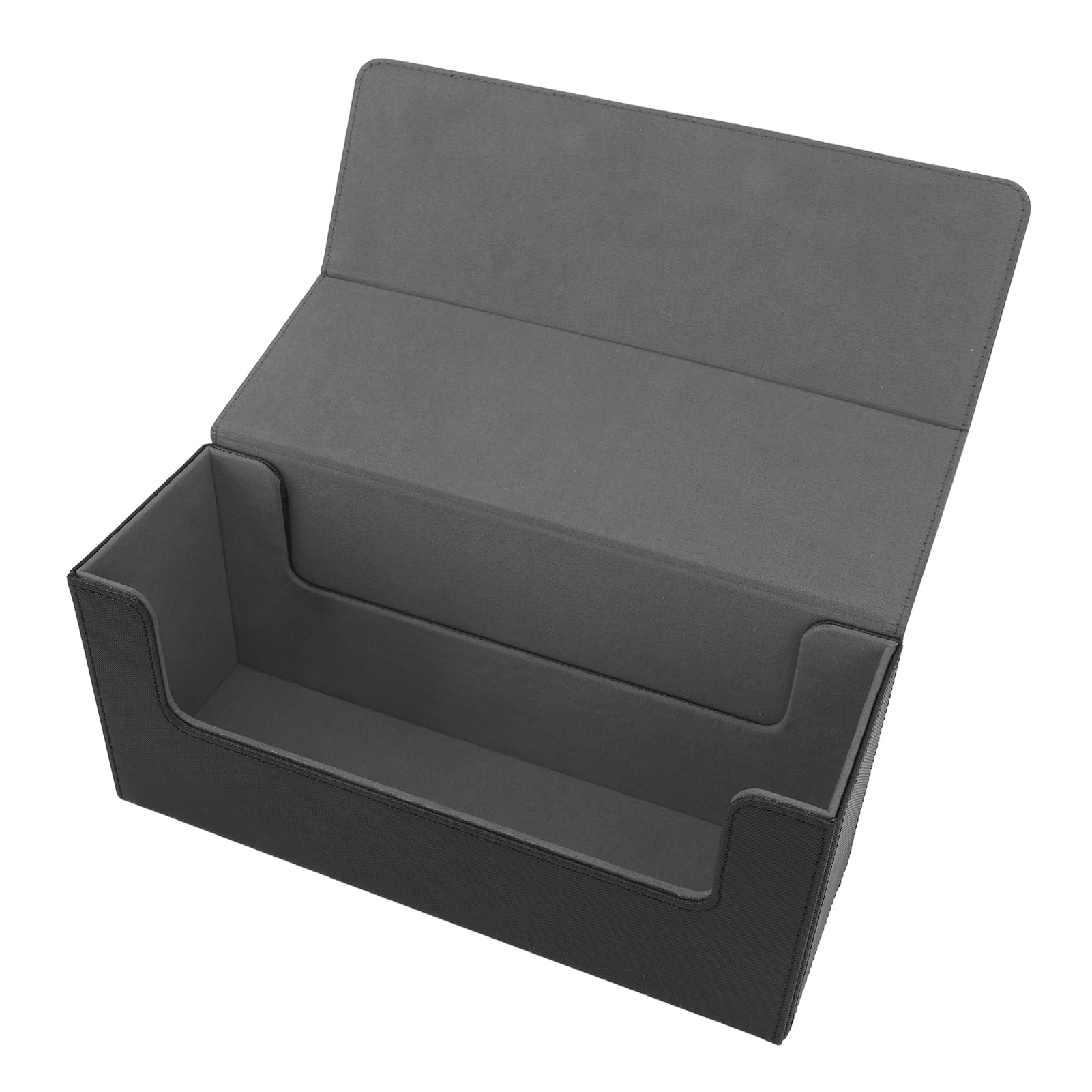 Premium 250-Card Deck Storage Box - Durable Black & Grey Card Holder for Tarot, MTG, Pokemon & Collectible Cards | Perfect for Game Nights, Travel & Organized Card Collections