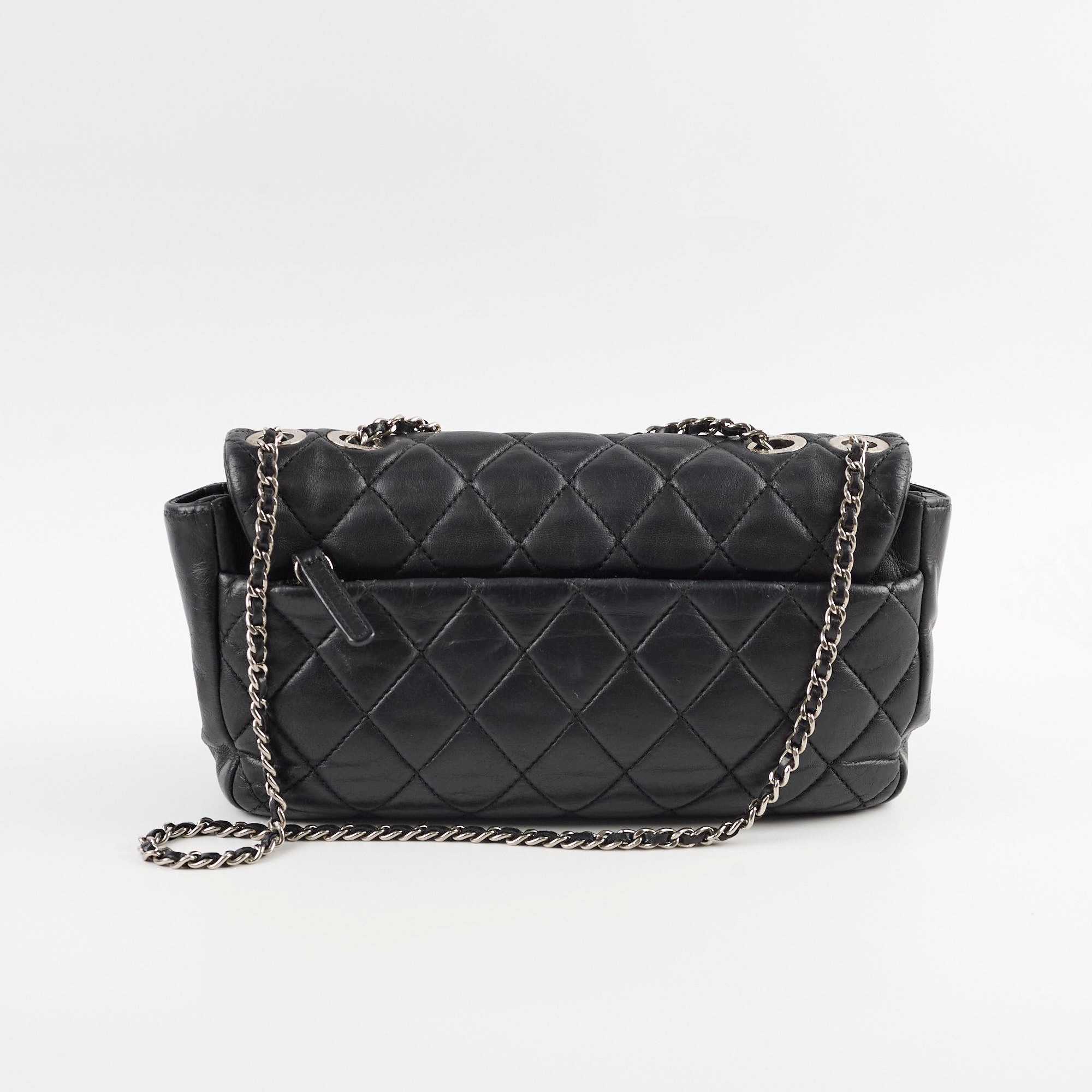 Chanel Classic Flap Bag Lambskin Leather Black 13 Series - Luxury Handbag for Women, Perfect for Parties, Work & Everyday Use