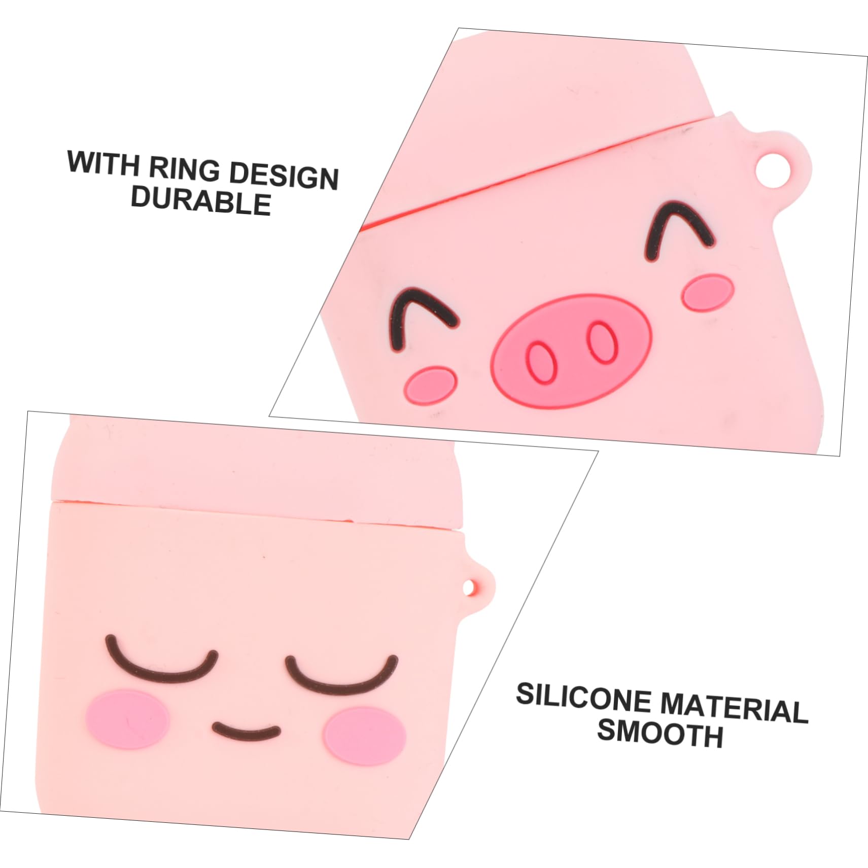 3-Pack Pink Headphone Case Holder - Shockproof Earbud Storage Box for AirPods, Wireless Earbuds | Perfect for Travel, Gym & Daily Organization