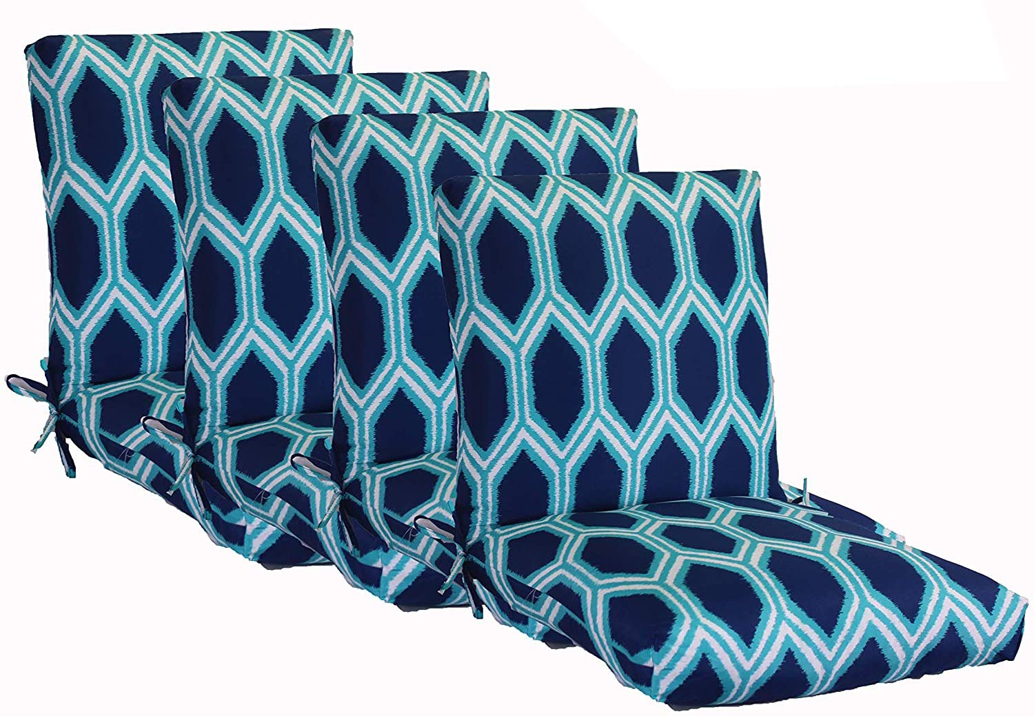 Comfort Classics Inc. Set of 4 Outdoor Dining Chair Cushions 20