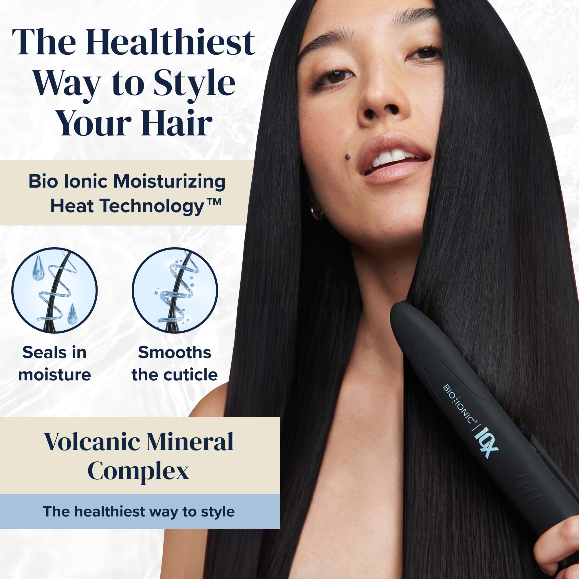Bio Ionic 10X Professional Hair Straightener & Curler - 1