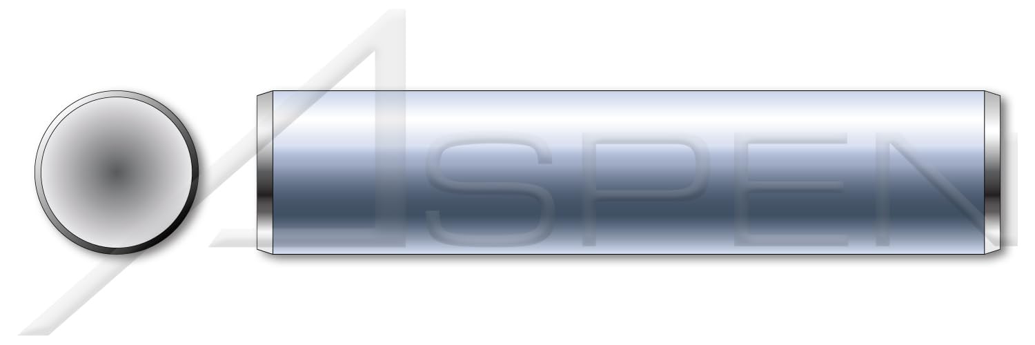 75 Pcs M12 x 20mm DIN 7 Type A Metric Solid Dowel Pins - A4 Stainless Steel Precision Dowels for Machinery, Automotive & Industrial Applications