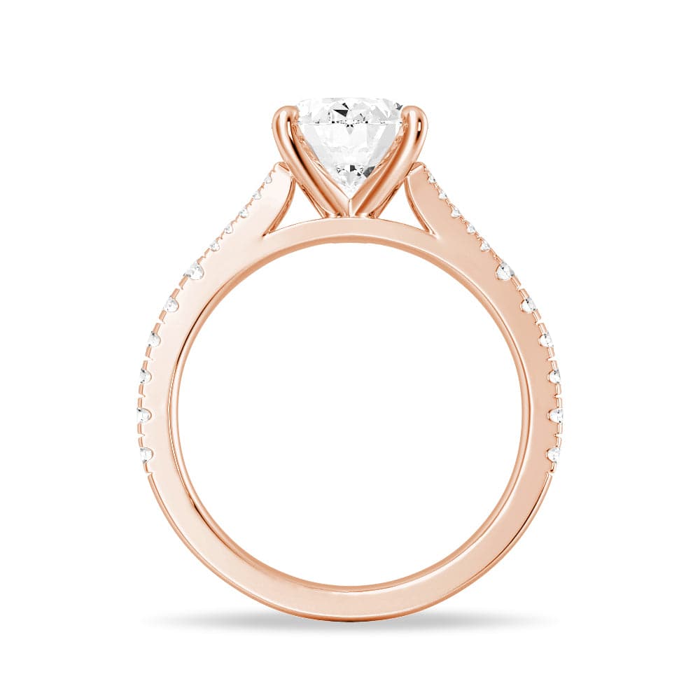 Oval Cut Split Shank Moissanite Engagement Ring for Women - Vintage Style Wedding Band, Durable 1.5 Carat Solitaire Promise Ring for Proposal, Anniversary & Valentine's Day Gift