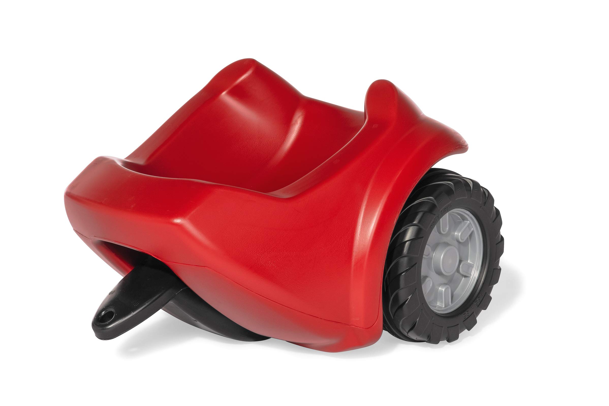 Rolly Toys RollyMinitrac Single-Axle Red Trailer for Kids 1.5-4 Years with Tilt Function - Perfect for Outdoor Play, Sandbox Fun & Backyard Adventures