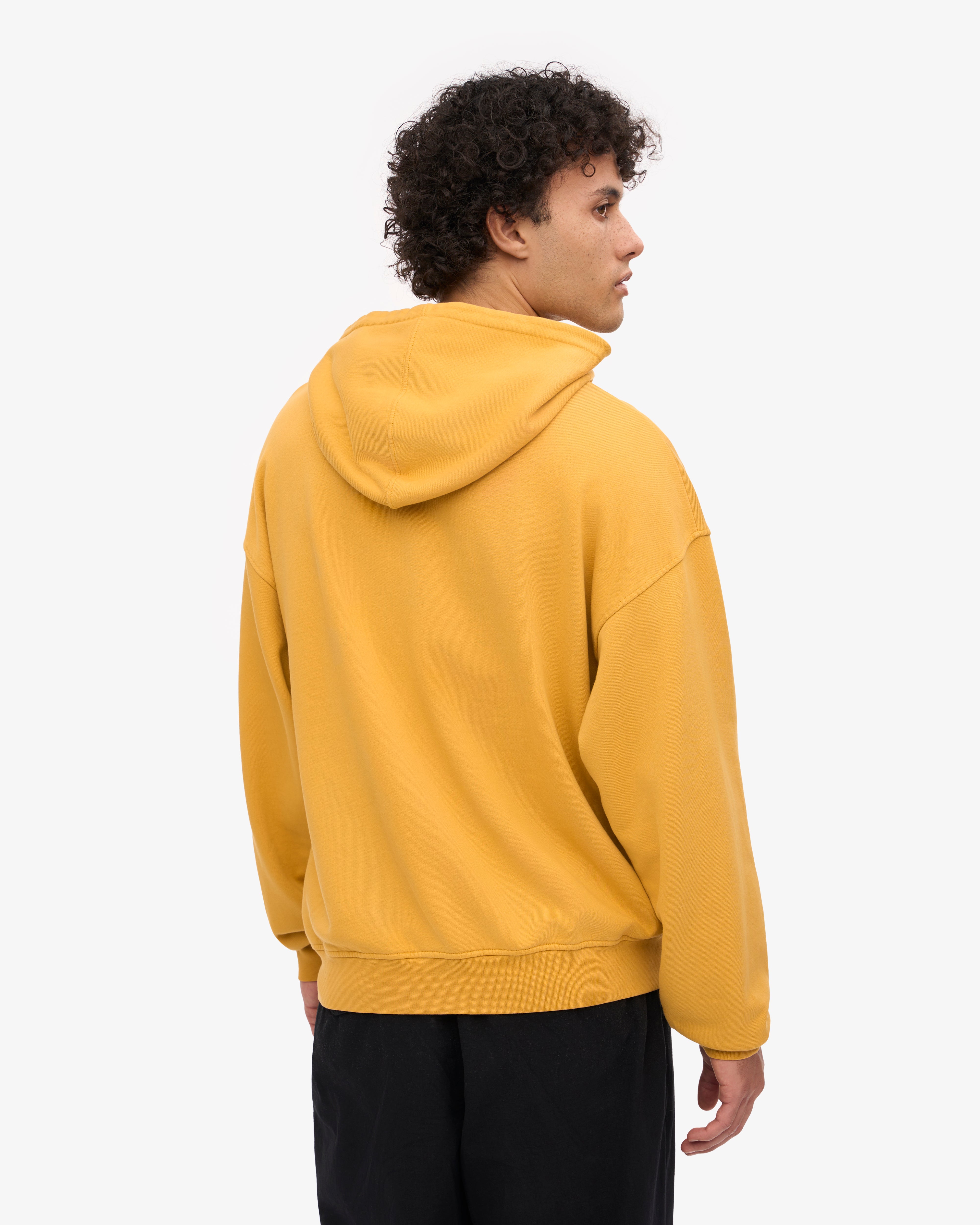 Organic Oversized Hoodie - Soft & Cozy Burned Yellow Pullover for Men & Women | Perfect for Casual Wear, Loungewear & Outdoor Activities