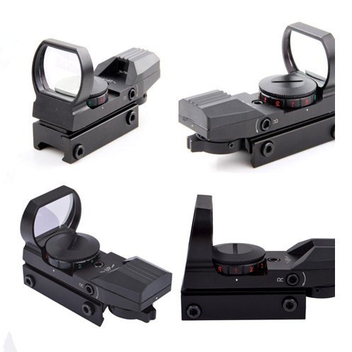 Tactical Red Dot Airsoft Goggles with 4 Markings - Compatible with 20mm/22mm Looms & Picatinny Rail System - Perfect for Airsoft, Paintball & Outdoor Shooting Sports