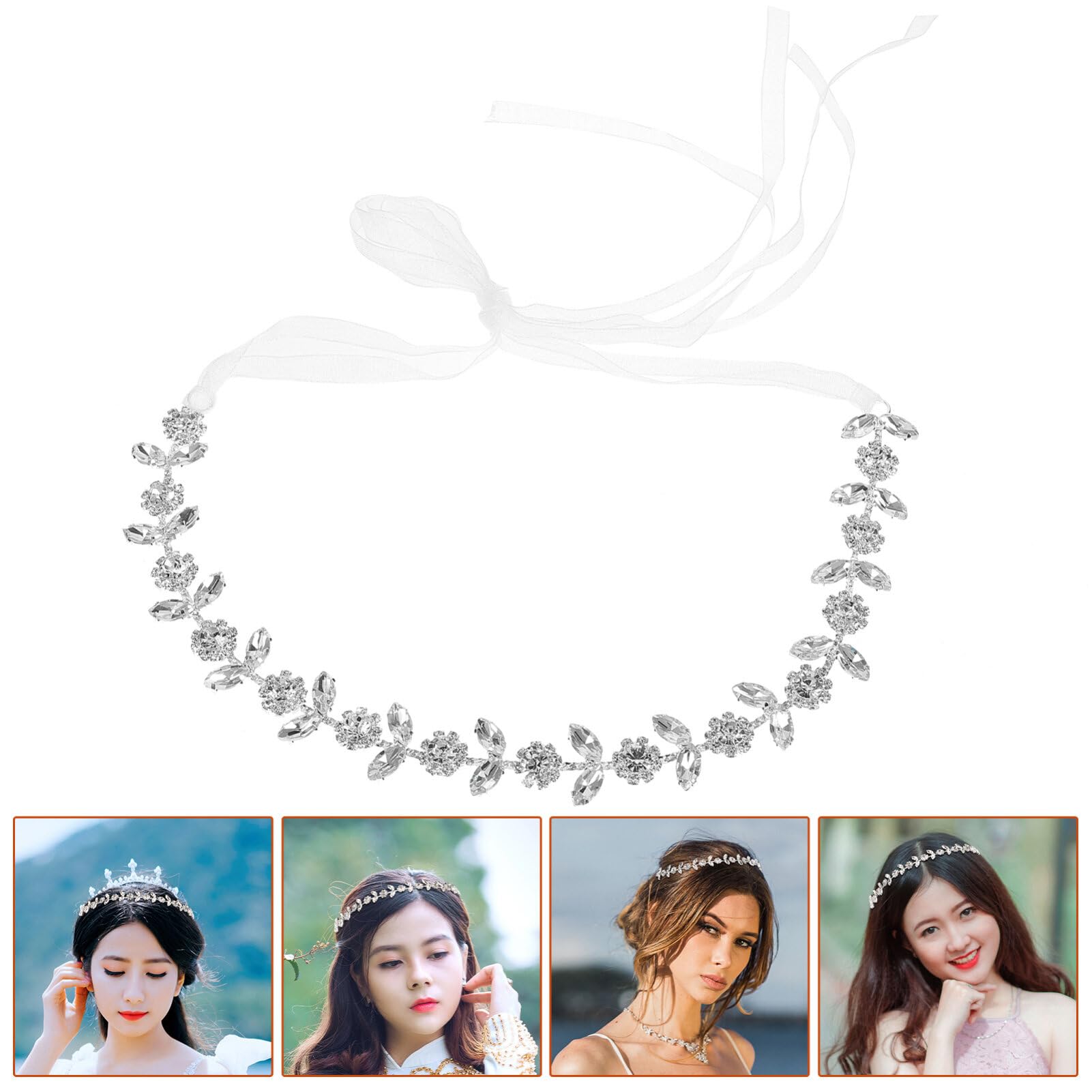 GALPADA Bridal Hair Accessories Set - Rhinestone Headbands, Hair Ties & Wedding Hairpieces for Women & Girls - Elegant Alloy Hair Jewelry for Brides, Bridesmaids & Special Occasions | Perfect for Weddings, Prom, Parties & Formal Events