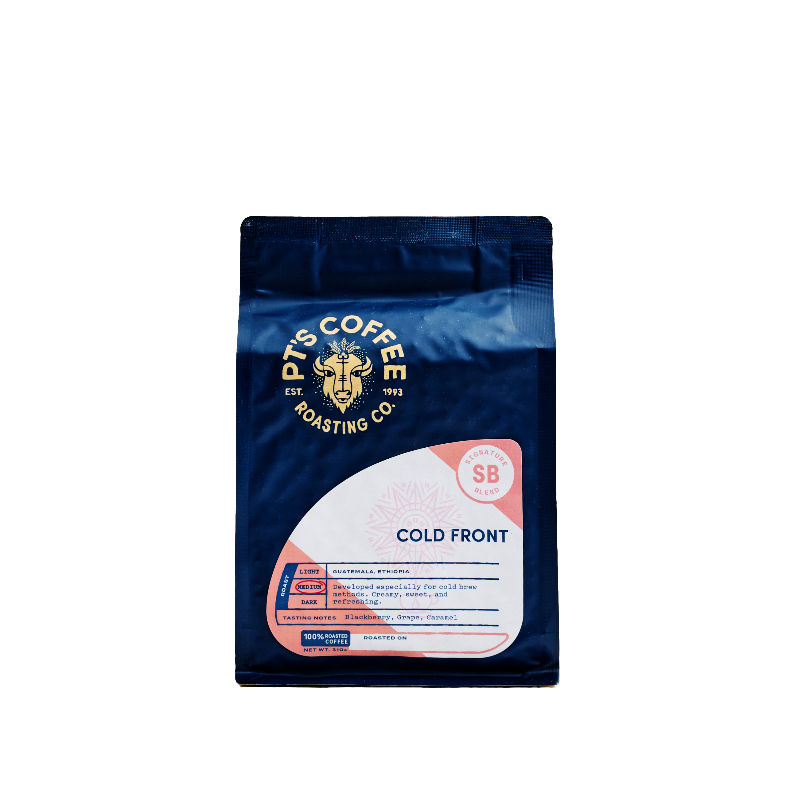 Cold Front Signature Blend Coffee - Premium Dark Roast Whole Bean Coffee for Home Brewing - Perfect for Morning Energy & Office Productivity