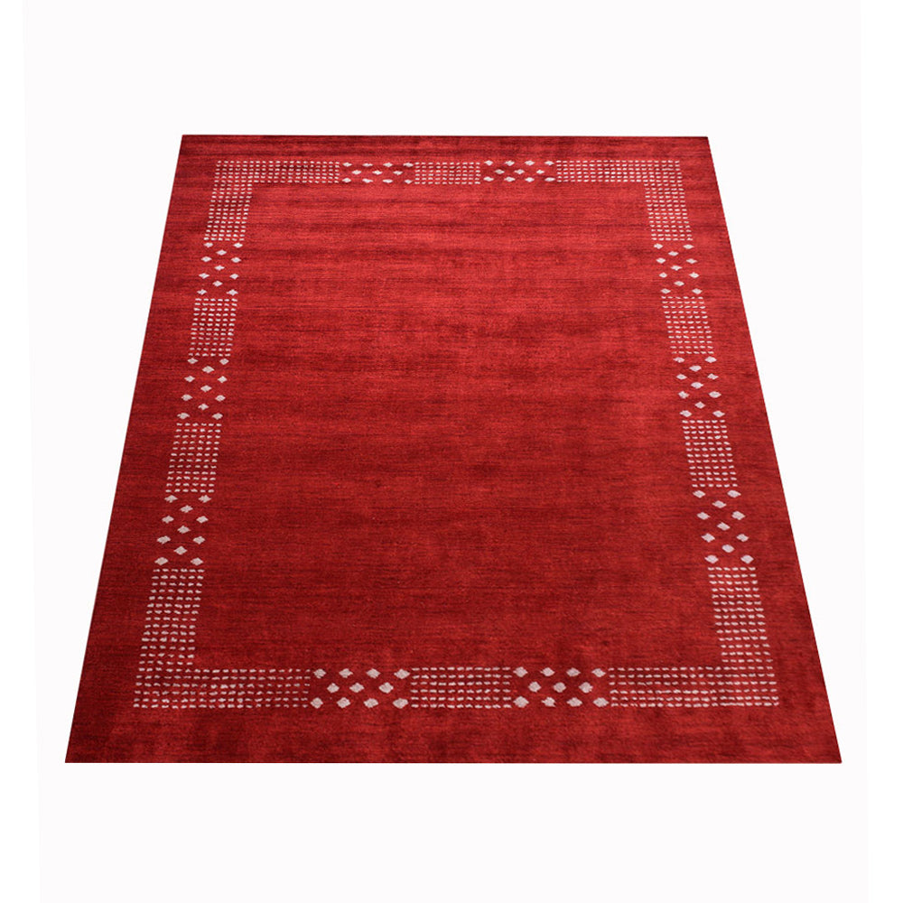 Handmade Hand Knotted Wool Rug - Premium Bohemian Style Area Rug for Living Room, Bedroom & Dining Room - Soft & Durable Home Decor