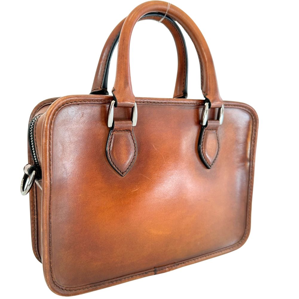 Stylish Brown Calfskin Mini Handbag with Secure Zipper & Convenient Pocket - Perfect for Everyday Use, Date Nights & Travel Accessories