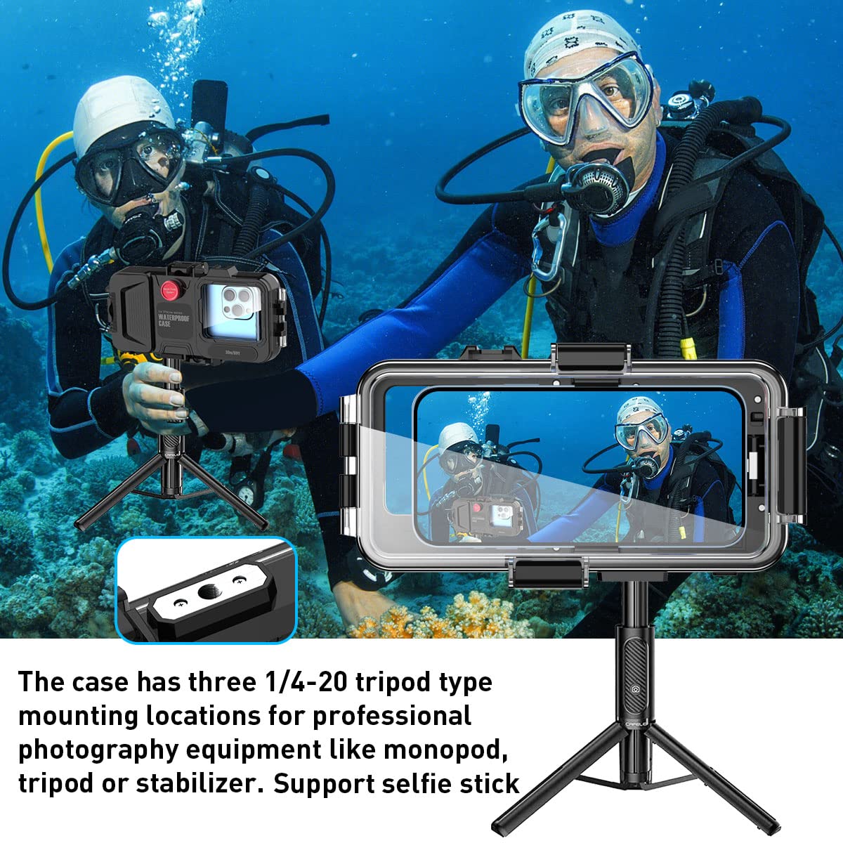 **AICase Waterproof Phone Case for iPhone 13/12/11/XR/X/8/7 – 30M Underwater Protection, Shockproof & Durable Cover – Ideal for Swimming, Snorkeling, Surfing, Beach, Pool & Outdoor Adventures – Perfect for Travel, Hiking, and Water Sports Enthusiasts**