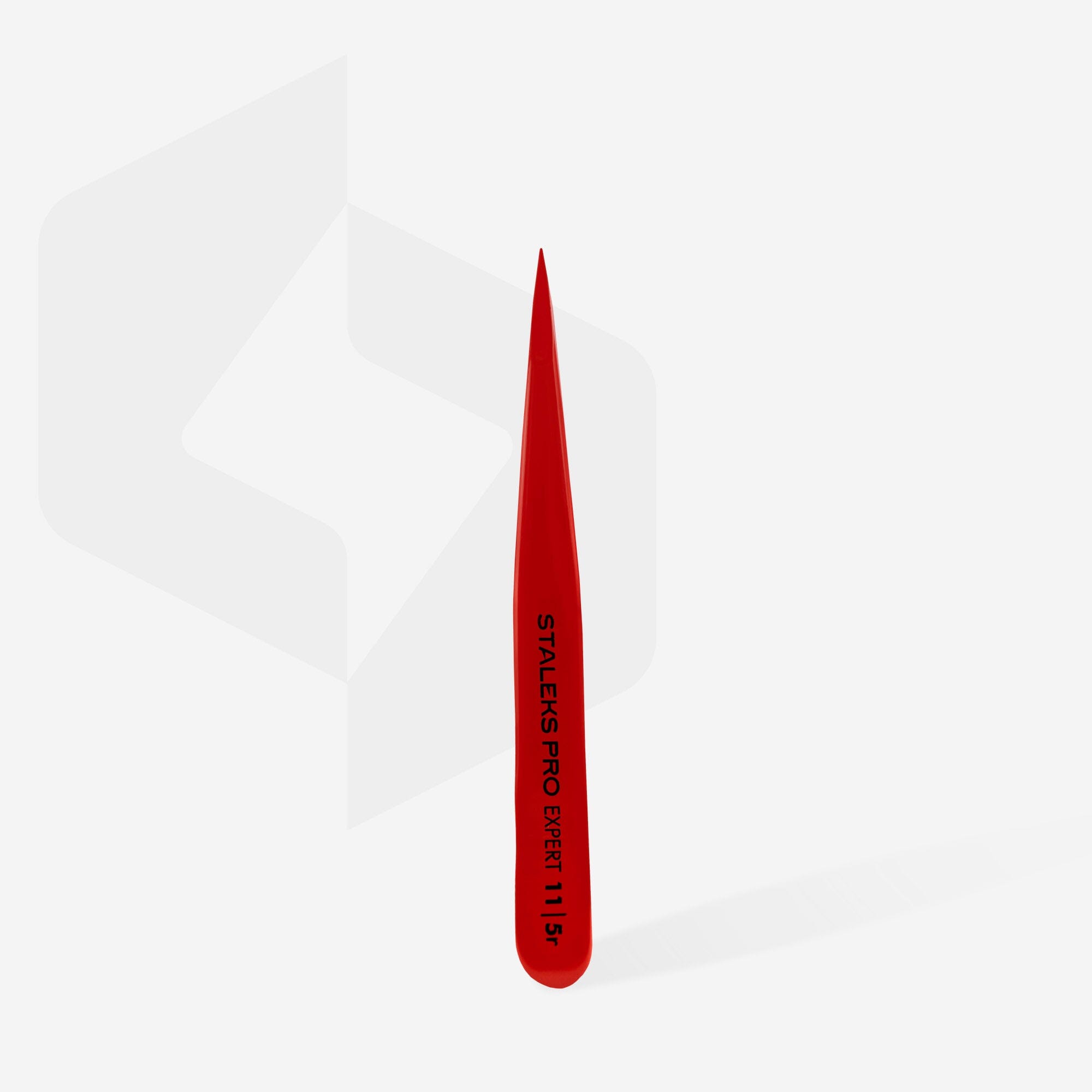 Staleks Expert 11 Eyebrow Tweezers - Pointed Tip for Precise Plucking | Perfect for Salon & Home Grooming