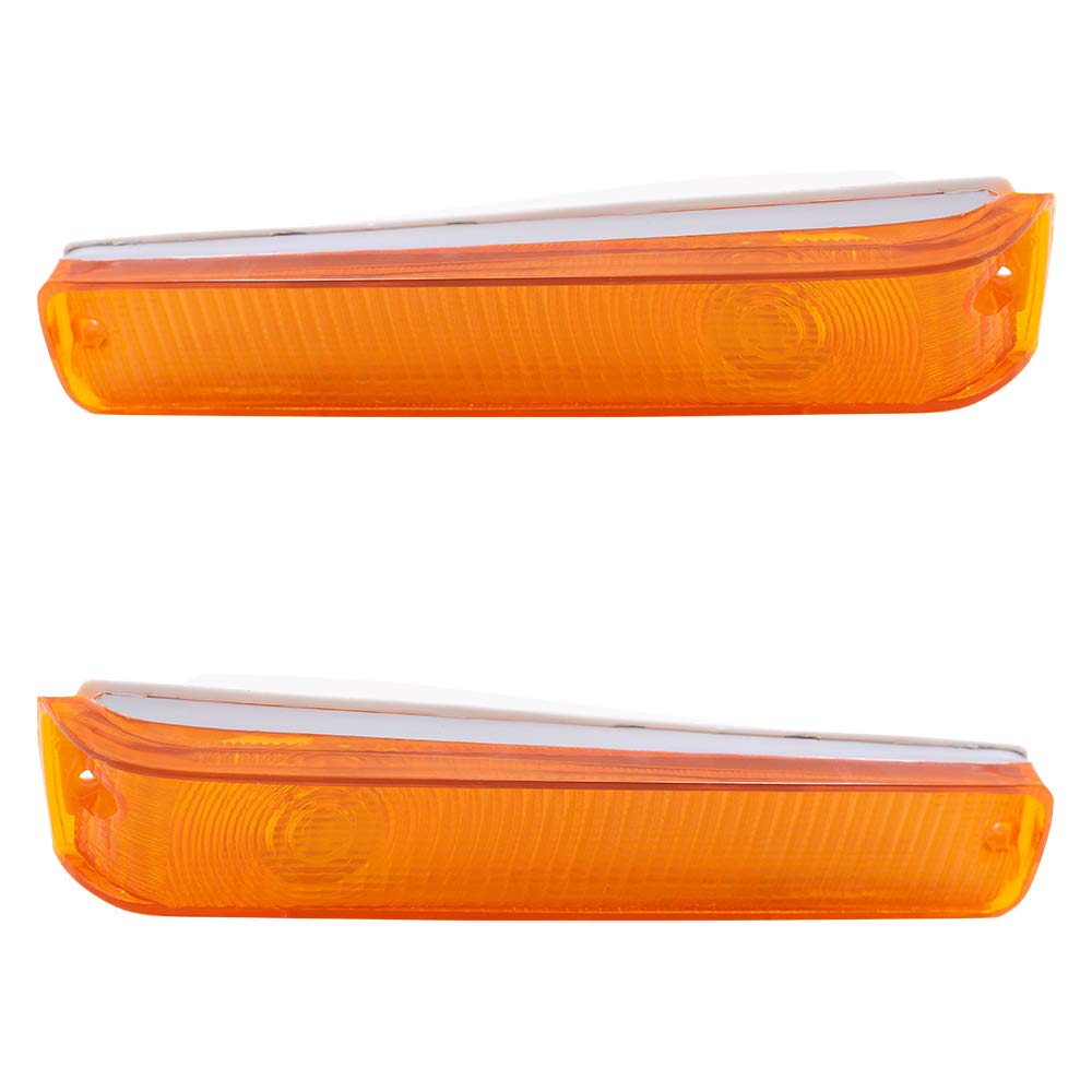1978-1979 Ford F150 F250 F350 Bronco Replacement Park Signal Side Marker Lights - Driver & Passenger Side - Compatible with Pickup Trucks - Perfect for Night Driving and Vehicle Safety Upgrades