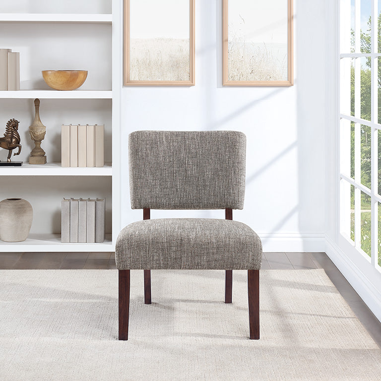 Office Star Ave Six Jasmine Accent Chair in Maze Pattern - Stylish Modern Lounge Chair for Living Room, Bedroom, or Office Decor