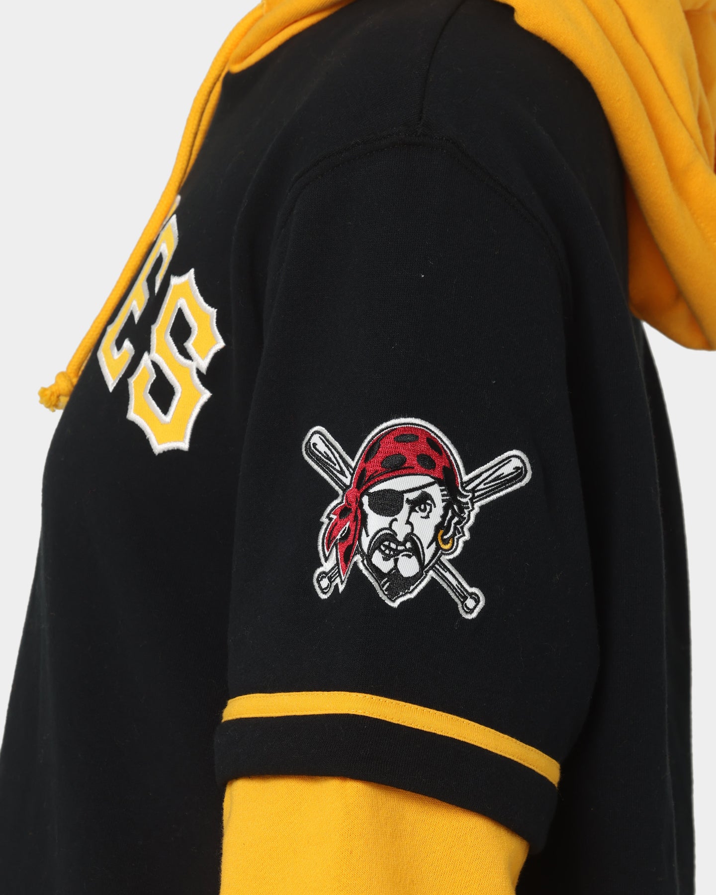 47 Brand Pittsburgh Pirates Shortstop Hoodie - Jet Black - Men's Baseball Fan Apparel for Casual Wear & Game Day Outfits