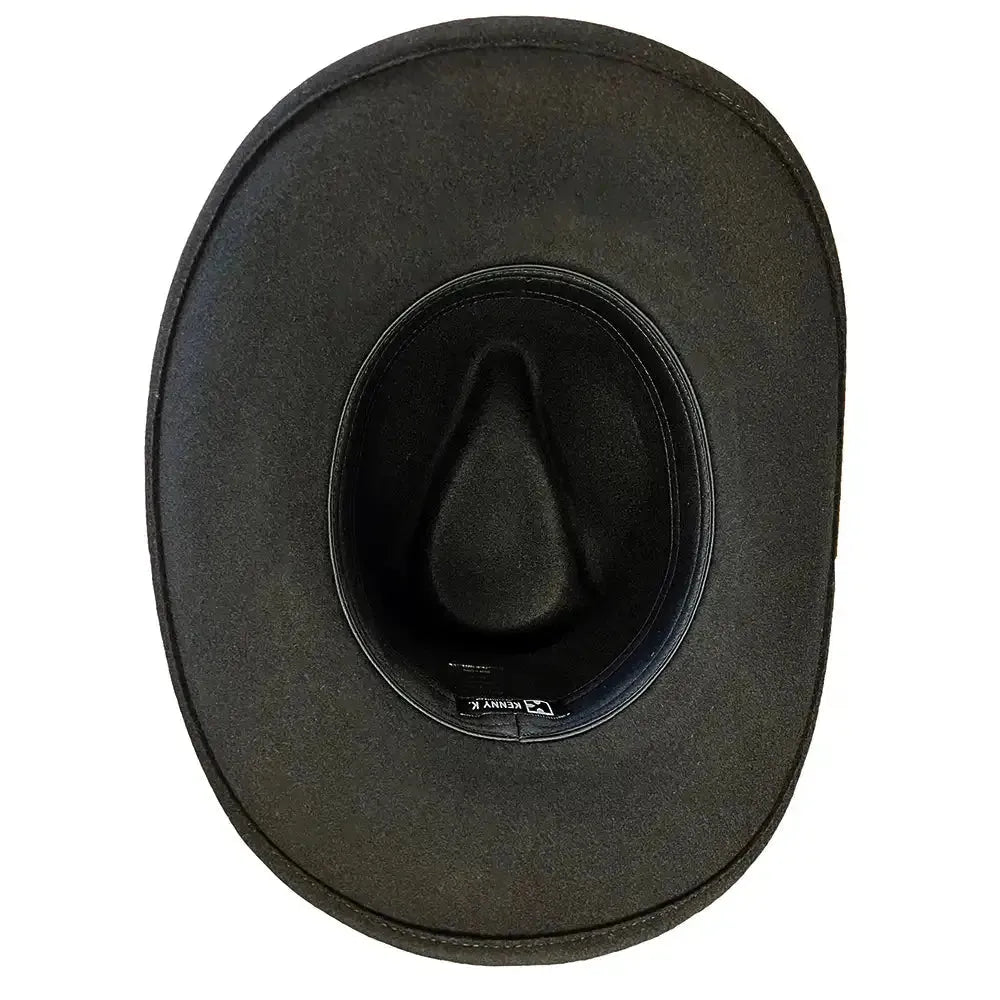 Deadwood Trading High Tail Crushable Soft Wool Felt Cowboy Hat for Men & Women - Western Style, Outdoor Adventure, Rodeo & Country Fashion