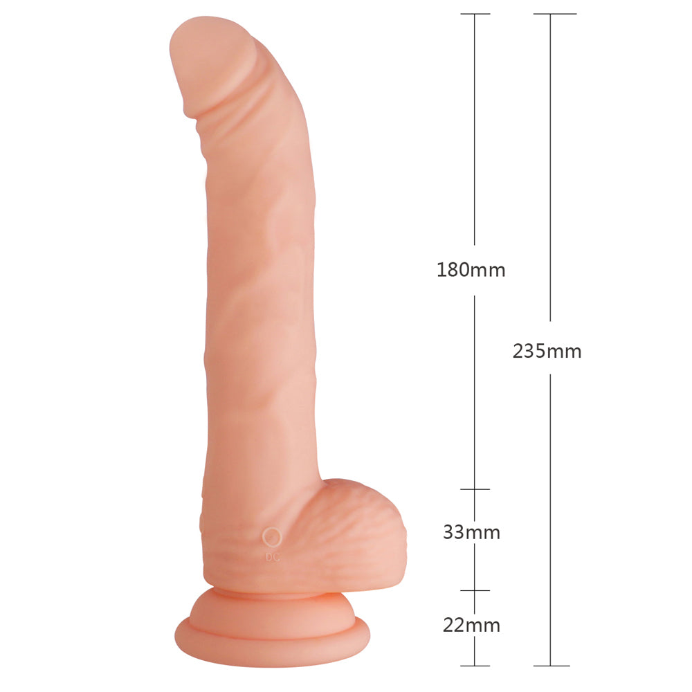 Escapade The Master 7 - Powerful Vibrating & Rotating Silicone Dildo for Women - Perfect for Solo Play & Couples Intimacy